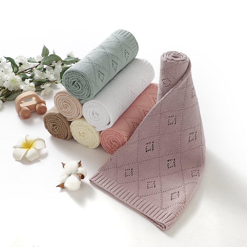 Cotton Solid Blankets Wholesale Factory Price Baby Blanket Mimixiong