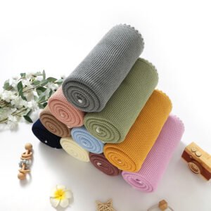 Baby Towel Crochet Swaddle Receiving Blanket Baby's Bedding Mimixiong