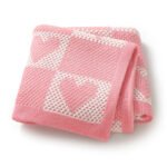 Bedding Knitted Newborn Breathable Baby Knitted Blankets Mimixiong