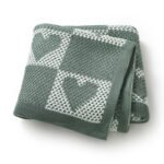 Bedding Knitted Newborn Breathable Baby Knitted Blankets Mimixiong