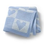 Bedding Knitted Newborn Breathable Baby Knitted Blankets Mimixiong