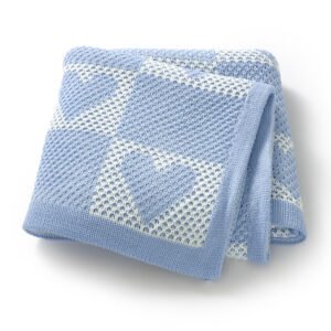 Bedding Knitted Newborn Breathable Baby Knitted Blankets Mimixiong