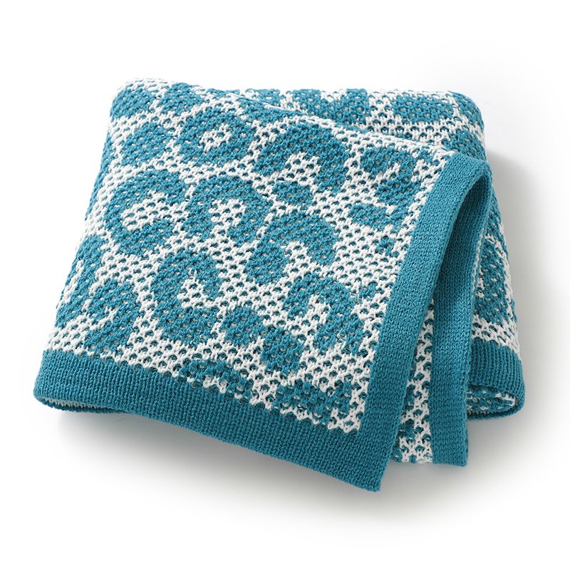 Knitted Newborn Breathable Swaddle Baby Knitted Blankets Mimixiong