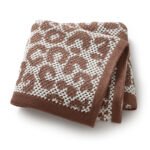 Knitted Newborn Breathable Swaddle Baby Knitted Blankets Mimixiong