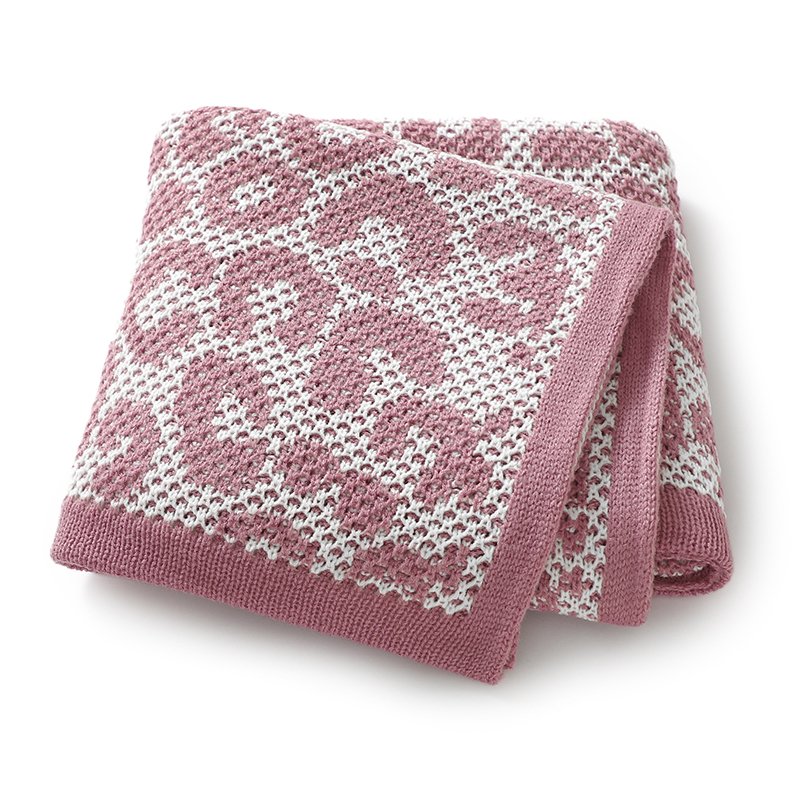 Knitted Newborn Breathable Swaddle Baby Knitted Blankets Mimixiong