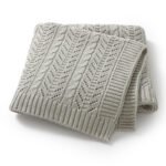 Infant Babi Crochet Swaddle Jacquard Receiving Nursery Blanket Mimixiong