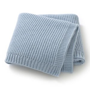 Knitted Infant Stroller SwaddleToddler Receiving Blanket Mimixiong