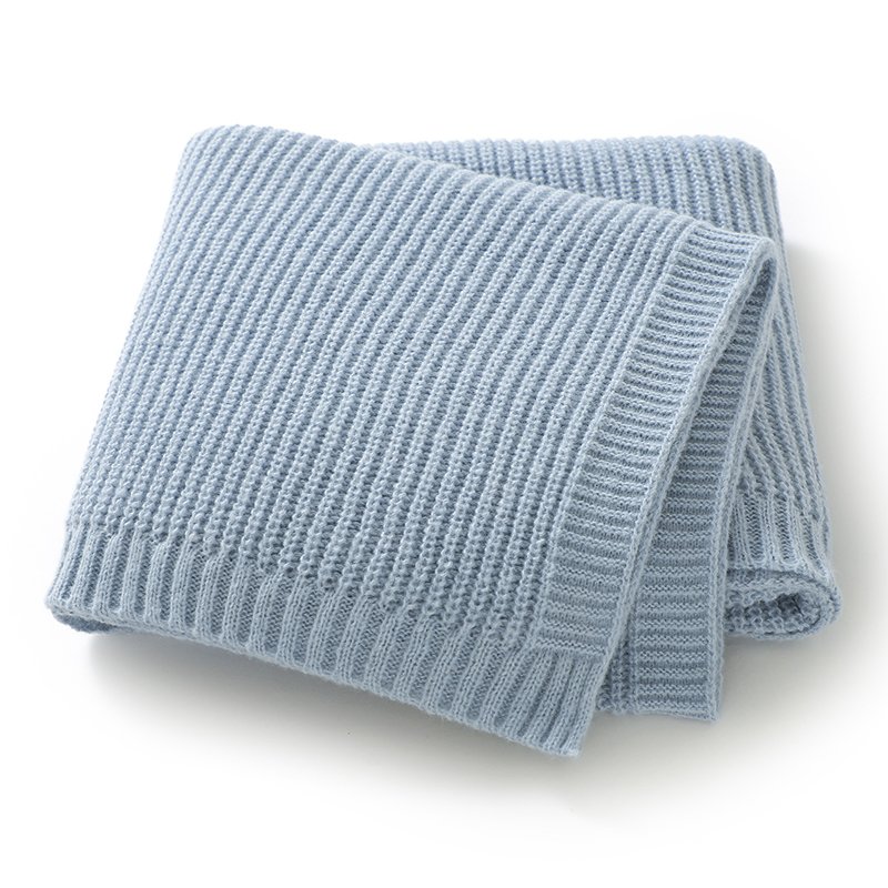 Knitted Infant Stroller SwaddleToddler Receiving Blanket Mimixiong