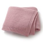 Knitted Infant Stroller SwaddleToddler Receiving Blanket Mimixiong