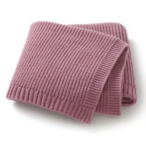 Knitted Infant Stroller SwaddleToddler Receiving Blanket Mimixiong