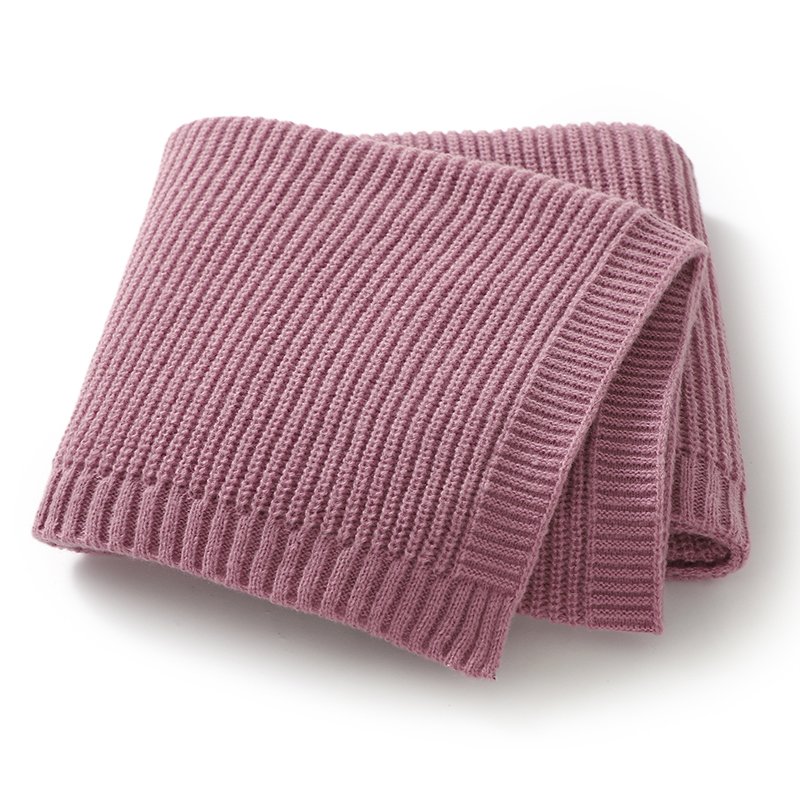 Knitted Infant Stroller SwaddleToddler Receiving Blanket Mimixiong
