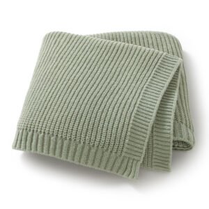 Knitted Infant Stroller SwaddleToddler Receiving Blanket Mimixiong