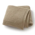 Knitted Infant Stroller SwaddleToddler Receiving Blanket Mimixiong