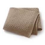 Custom Knitted Newborn Baby Blanket Swaddle Bedding Mimixiong