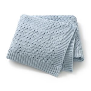 Custom Knitted Newborn Baby Blanket Swaddle Bedding Mimixiong