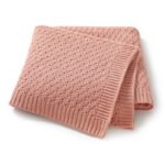 Custom Knitted Newborn Baby Blanket Swaddle Bedding Mimixiong