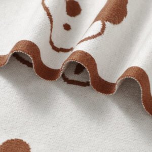 Bear Pattern Blankets Babies Swaddle Knitting Blankets Mimixiong