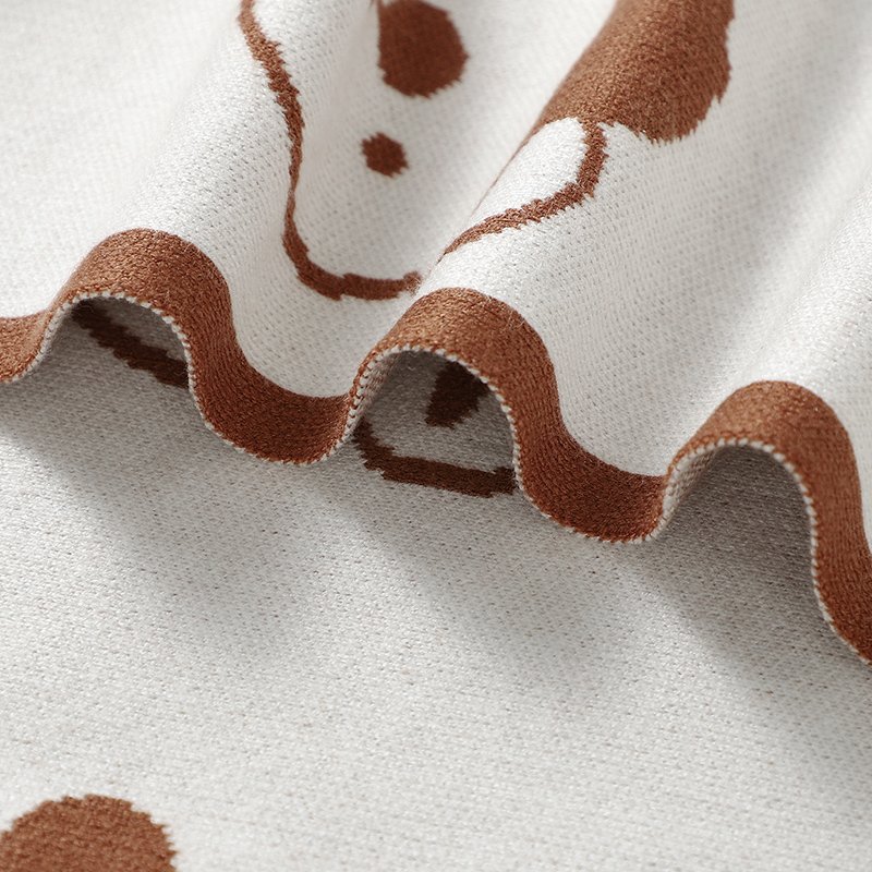 Bear Pattern Blankets Babies Swaddle Knitting Blankets Mimixiong