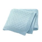 Baby Blanket Swaddle Cotton Solid Color Hollow Out Baby Blanket Mimixiong