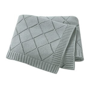 Hollow Out Newborn Infant Baby Crochet Swaddle Blanket Mimixiong