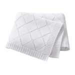 Hollow Out Newborn Infant Baby Crochet Swaddle Blanket Mimixiong
