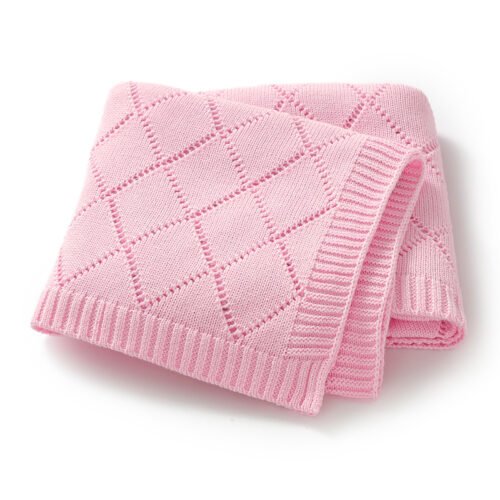 Hollow Out Newborn Infant Baby Crochet Swaddle Blanket Mimixiong