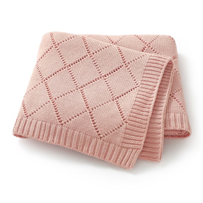 Hollow Out Newborn Infant Baby Crochet Swaddle Blanket Mimixiong