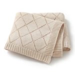 Hollow Out Newborn Infant Baby Crochet Swaddle Blanket Mimixiong