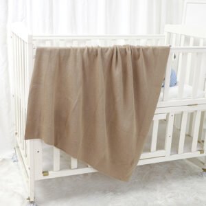 Newborn Babi Blanket Solid Cotton Personalized Baby Blanket Mimixiong