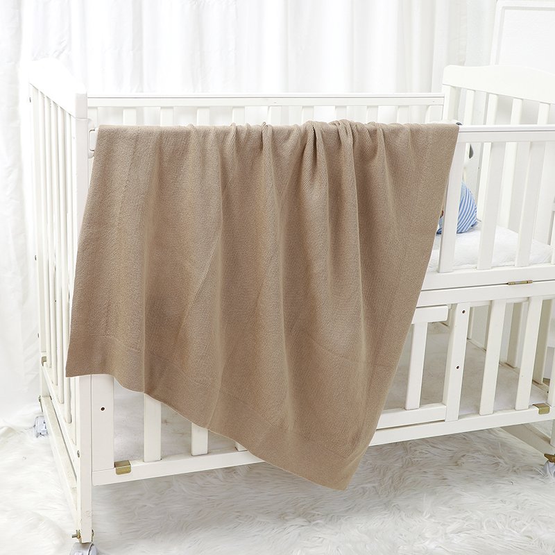 Newborn Babi Blanket Solid Cotton Personalized Baby Blanket Mimixiong