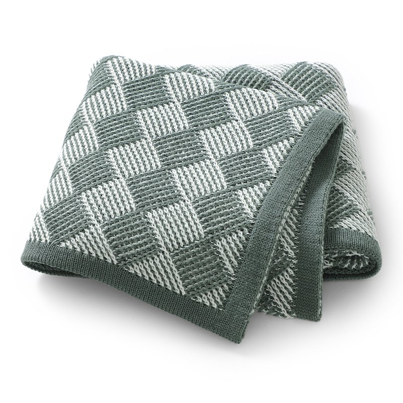 Newborn Baby Knitted Blanket Soft Baby Shower Bedding Mimixiong