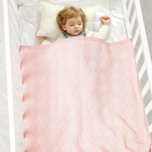 Newborn Baby Knitted Blanket Soft Baby Shower Bedding Mimixiong