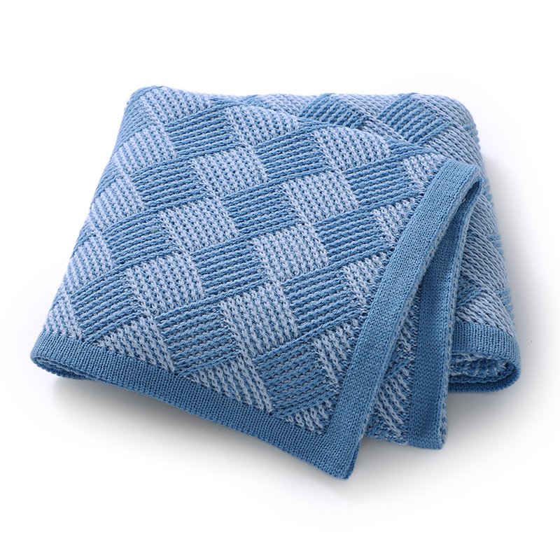Newborn Baby Knitted Blanket Soft Baby Shower Bedding Mimixiong