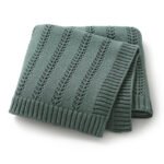 Solid Color Wholesale Crochet Baby Blanket Mimixiong