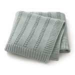 Solid Color Wholesale Crochet Baby Blanket Mimixiong