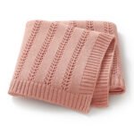 Solid Color Wholesale Crochet Baby Blanket Mimixiong
