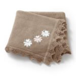 Cotton Personalized Embroidery Newborn Baby Knitted Blanket Mimixiong
