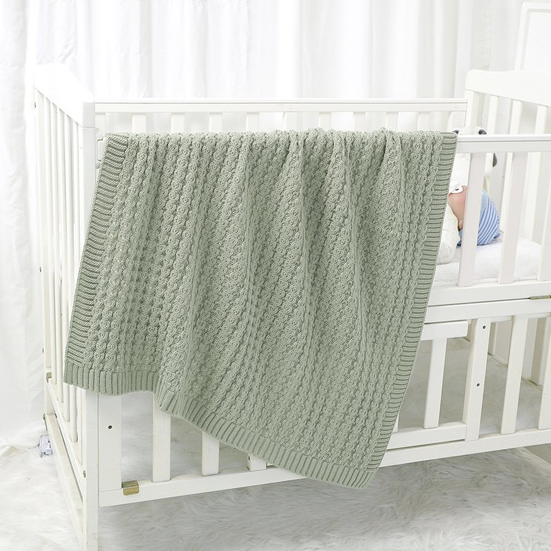 Soft Toddler Baby Knitted Swaddle Bedding Blanket Mimixiong