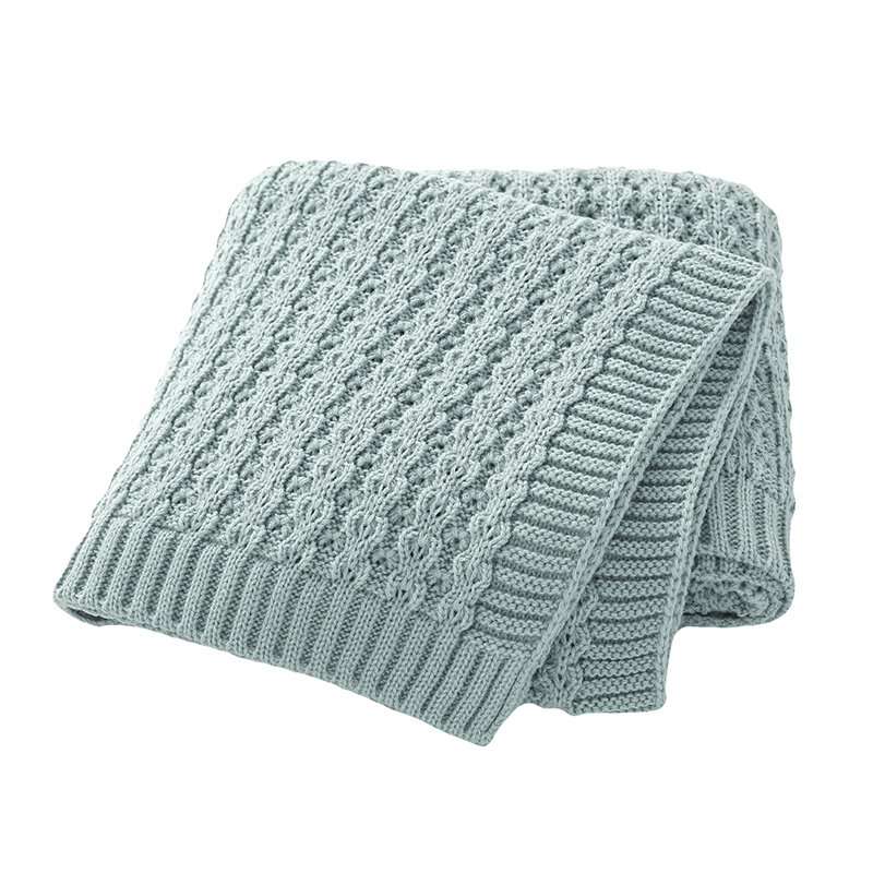 Soft Toddler Baby Knitted Swaddle Bedding Blanket Mimixiong