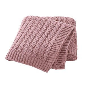 Soft Toddler Baby Knitted Swaddle Bedding Blanket Mimixiong
