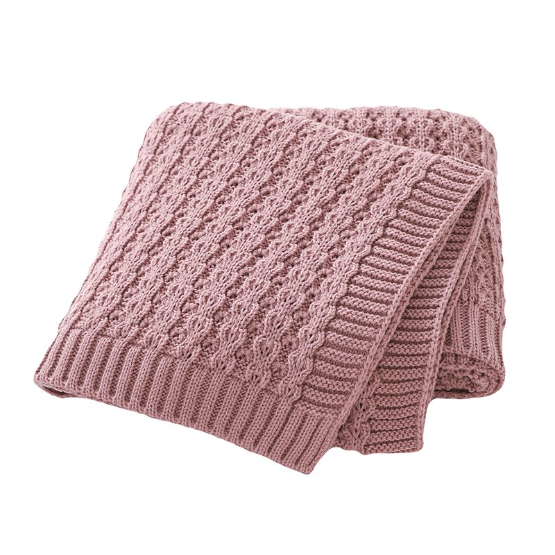 Soft Toddler Baby Knitted Swaddle Bedding Blanket Mimixiong