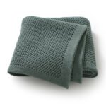 Solid Color Wholesale Crochet Baby Nursery Blanket Mimixiong