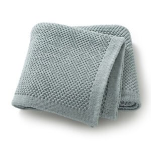 Solid Color Wholesale Crochet Baby Nursery Blanket Mimixiong