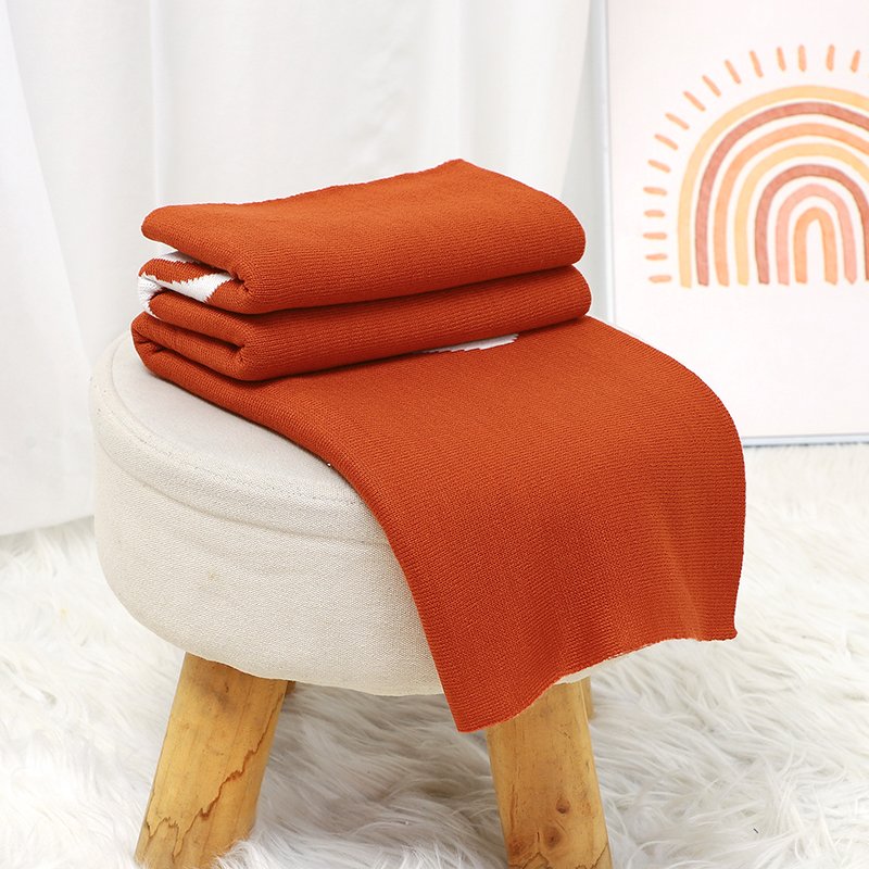 Custom Baby Blanket Jacquard Rainbow Baby Knitted Blanket Mimixiong