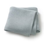 Mimixiong Baby Blanket Knit Swaddle Blanket Striped Newborn Bedding Cover Soft Blankets