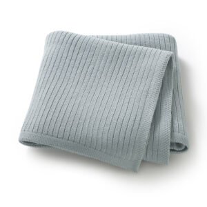 Mimixiong Baby Blanket Knit Swaddle Blanket Striped Newborn Bedding Cover Soft Blankets