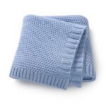 Mimixiong Newborn Knitted Solid Color Blankets Babies Swaddle Knitting Blankets