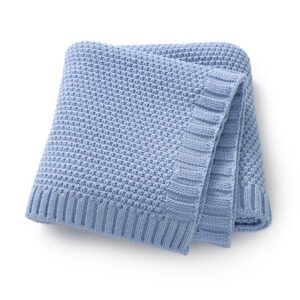 Mimixiong Newborn Knitted Solid Color Blankets Babies Swaddle Knitting Blankets