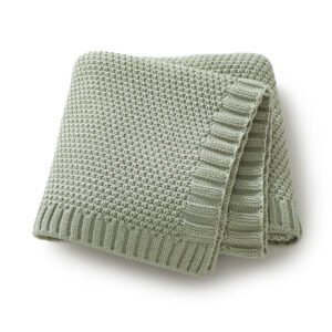 Mimixiong Newborn Knitted Solid Color Blankets Babies Swaddle Knitting Blankets