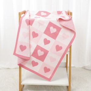 Mimixiong Factory Baby Quilt Acrylic Stroller SwaddleTowel Blanket Knit Infant Bedding Blanket